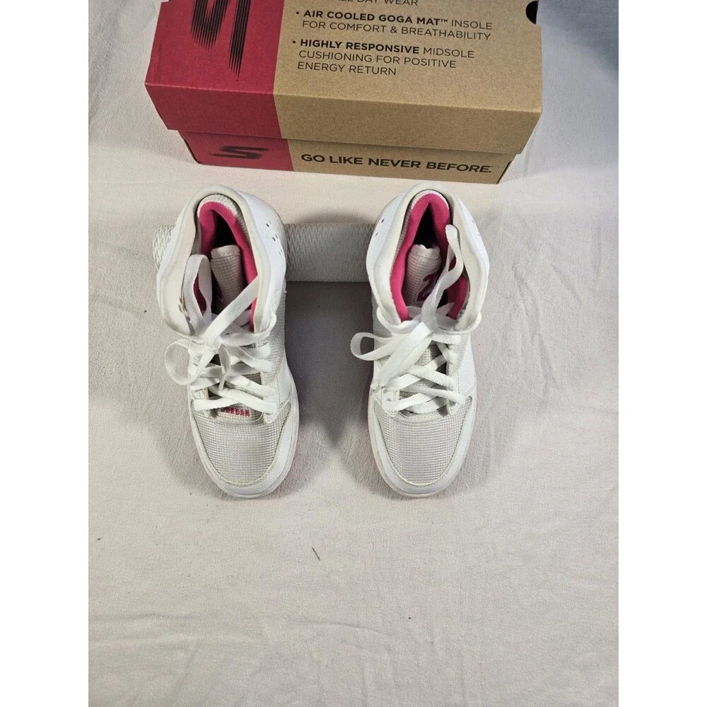 Nike Air Jordan 1 Flight 4 White Pink #23 Sneakers 820183-109 Shoes Sz 4.5y Kids